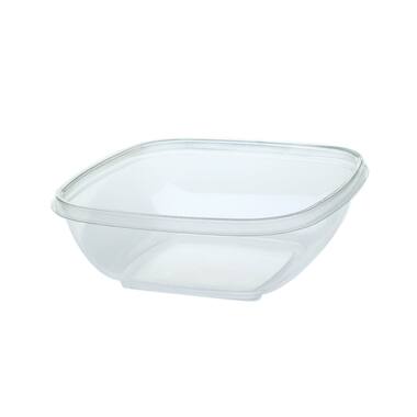 SALADEBOWL 375ml 4KANT TRANSPARANT  500st